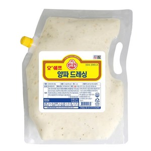 오뚜기 오쉐프 양파드레싱, 1개, 2kg