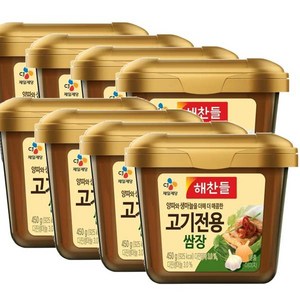 해찬들 고기전용 쌈장, 450g, 8개