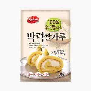 햇쌀마루 박력 쌀가루 3kg, 1개