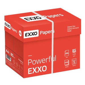 엑소(EXXO) A4 복사용지(A4용지) 85g 2500매 1BOX, 상세 설명 참조