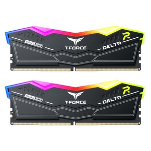 TEAMGROUP T-Foce DDR5 6000 CL30 Delta RGB 블랙 패키지 32GB(16Gx2)