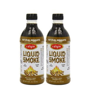 콜진 리퀴드 스모크 소스 스모크향 바베큐 훈제 훈연 히코리, 2개, 472ml