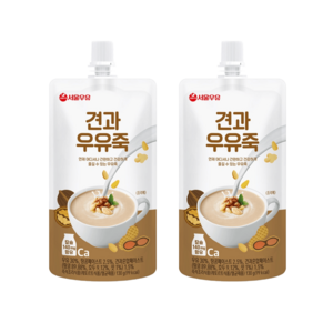 서울우유 영양가득 견과우유죽 130g x 30개 간식용, 서울우유 견과우유죽 130g x 30개