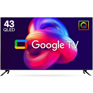 10년AS보장 24년형 퀀텀플러스 43인치 구글TV 이스트라 AU433QLED 안드로이드 스마트 가성비 중소기업 티비, 자가설치