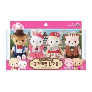 콩지래빗 원앤원 콩지래빗 친구들 봉제인형 6471, 혼합색상