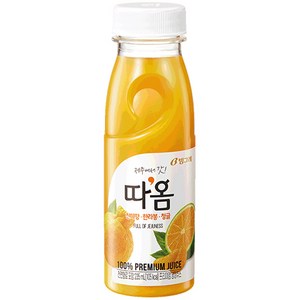 빙그레 따옴주스 천혜향한라봉청귤 235ml 무료냉장배송, 20개