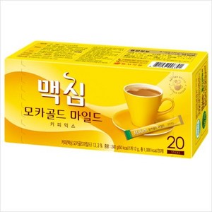 맥심 모카골드 마일드 커피 믹스, 12g, 20개입, 9개