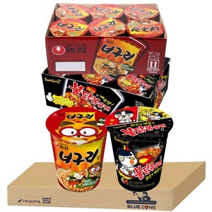 블루존 너구리 소컵라면 62g (6입) + 불닭볶음면 소컵라면 70g (6입)
