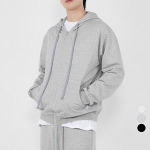 그루브코드 남여공용 데일리 라이트 후드집업 루즈핏 집업 후드 (기모추가)