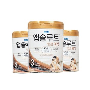 앱솔루트 엄마가 만든 프리미엄 명작 분유 3단계, 800g, 3개