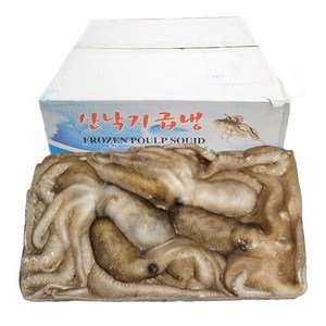 냉동 활낙지 5.1kg 850g x6팩 업소용 박스 급냉 대용량, 4미 1BOX, 6개