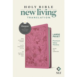 NLT Lage Pint Value Thinline Bible Filament Enabled Edition (Leathelike Gaden Pink) Imitation Leathe, Tyndale House Publishes, English, 9781496458209