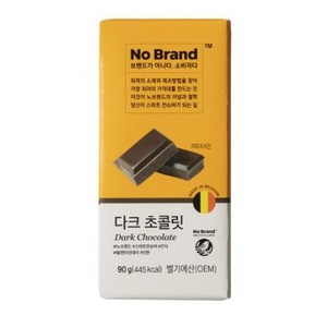 (노브랜드) 다크초콜릿, 100g, 1개