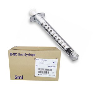 BD 루어락주사기 5cc 100개입 (Lue-Lok Syinge) 302135, 1개