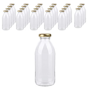 가인글로벌 밀크티500 유리병, 500ml, 24개