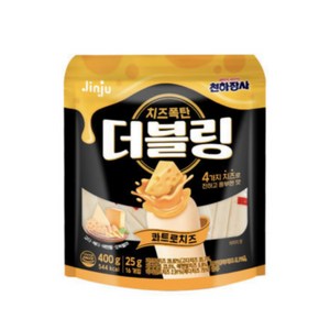 천하장사 더블링 콰트로치즈 소시지, 400g, 3개