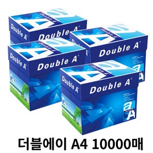 더블A 10000매 복사지 A4용지4박스 80g 더블에이 코리아, A4