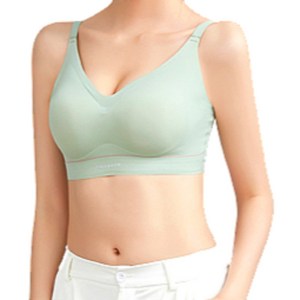 유플리앙 고급 심리스 노와이어 스포츠 브라 2개