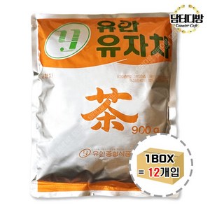 유안 자판기용 유자차 900g 1BOX (12개입), 1개, 12개입