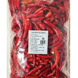 베트남 말리지 않은 냉동 생고추 1kg 베트남고추 땡초 향신료 동남아요리 Chili Red Pepper, 1개