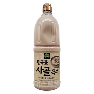 면사랑 밑국물 사골육수 1.8L, 1개