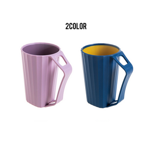 파스텔 칫솔꽂이용 개인 양치컵, 2개