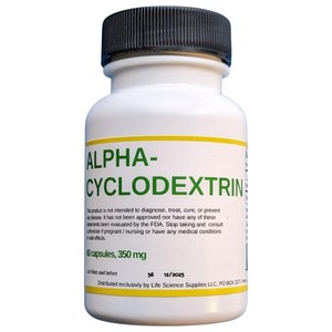 알파CD 350mg 60캡슐 알파사이클로덱스트린 알파시클로덱스트린 Cyclodextin, 60회분, 1개