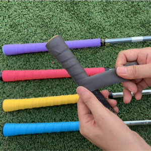 티르비 파워 쫀쫀 골프 배드민턴 오버그립 미끄럼방지 그립테이프, 1세트, 옐로우 5+ 퍼플 5