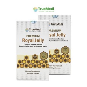 TRUEMEDI 뉴질랜드 정품 트루메디 프리미엄 로얄제리 365캡슐 2개세트, 2개, 365정