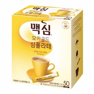 맥심 모카골드 심플라떼 커피믹스, 10.5g, 50개입, 1개