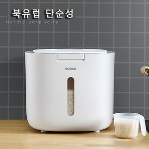 TANCSmat life 진공쌀통 10kg 쌀보관통, 블랙