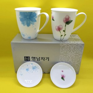행남자기뚜껑머그/나드리본차이나4p(한세트가격), 단일수량