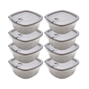 그로우핸즈 냉동밥 보관 국내생산 전자렌지용기, 8개