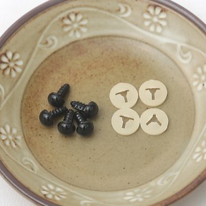 [대량구매]나사눈(인형눈) 1봉(99개), 4mm, 1개