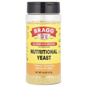 Bagg Pemium Nutitional Yeast Seasoning 브래그 프리미엄 뉴트리셔널 시즈닝 4.5oz(127g), 1개, 127g