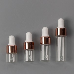 투명 에센스 미니 스포이드 오일 유리 소분 공용기 DIY, 5ml, 1개