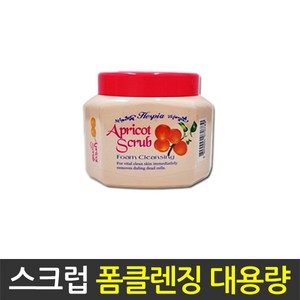 헤스피아 살구 스크럽 폼 클렌징 550ml, 1개