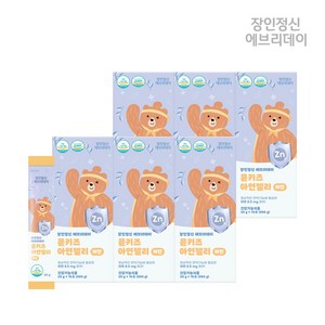 유아 면역 건강 젤리 뮨키즈 아연젤리 블루베리맛, 300g, 6개