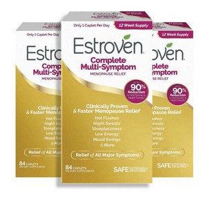 에스트로벤 갱년기 여성용 메노포즈 개선 Estoven Complete Multi-Symptom Menopause Relief, 84정, 3개