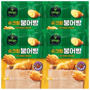 (냉동)[비비고]슈크림 붕어빵, 300g, 4개