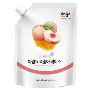 아임요 복숭아 베이스 1kg, 1개