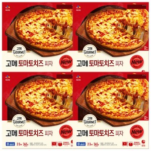 고메 토마토치즈 피자, 345g, 4개