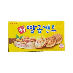 크라운 국희 땅콩샌드, 155g, 24개