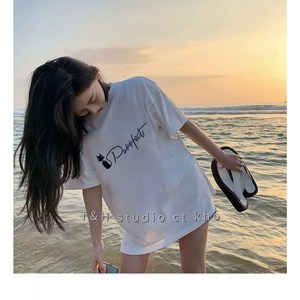 엔다샵 레터링 여성 반팔티 1+1+1 #0001