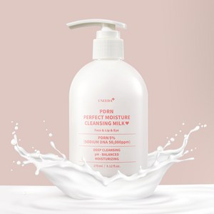 [피부과 병원 화장품] 유니다 PDRN 50 000 재생 클렌징 밀크, 270ml, 1개