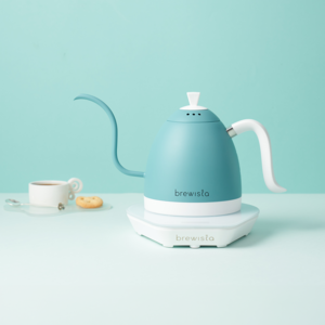 브뤼스타 아티산 구스넥 온도조절 전기드립포트 - 600ml, 브뤼스타 아티산 전기드립포트 아쿠아 600ml