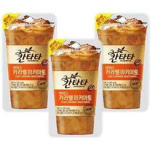 칸타타 아이스 카라멜마키아토 파우치, 230ml, 40개