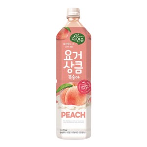 웅진 요거상큼 복숭아 1.5L 낱개 / 1페트, 1개