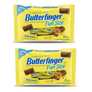 2개세트 네슬레 버터핑거 초콜릿 대용량 butterfinger fun size 561g + 561g, 2개