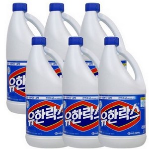 [파이브온] 유한락스 레귤러 2리터, 6개, 2L